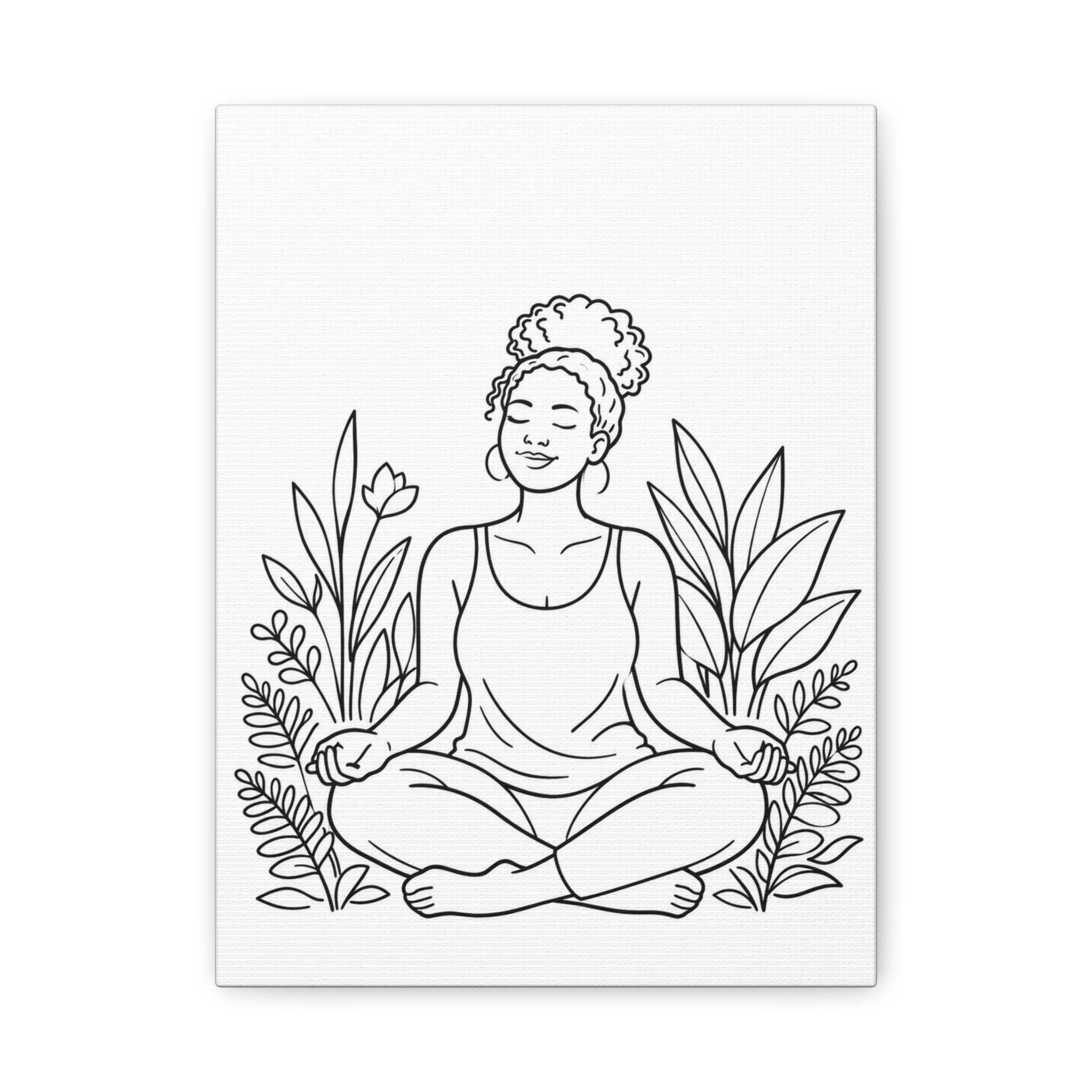 Rooted in Her Peace | Paint & Sip Canvas
