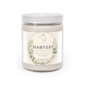 Harvest Scented Soy Candles with White Lid, 9oz