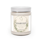 Harvest Scented Soy Candles with White Lid, 9oz