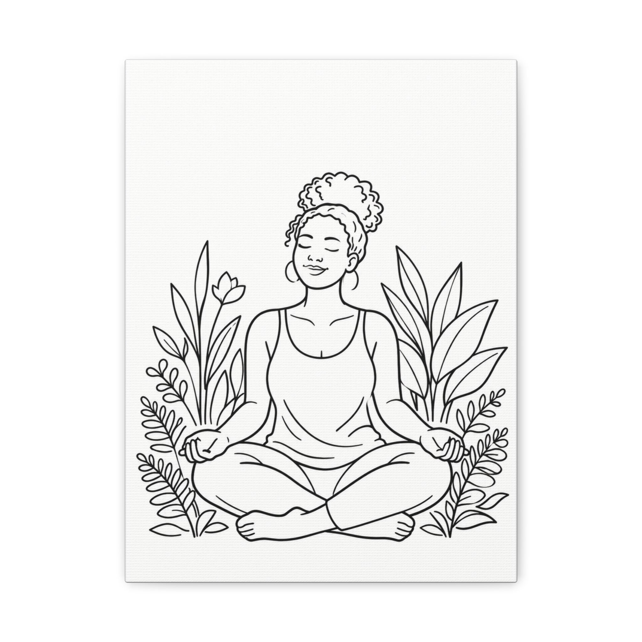 Rooted in Her Peace | Paint & Sip Canvas