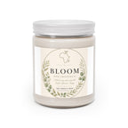 Bloom Scented Soy Candles with White Lid, 9oz