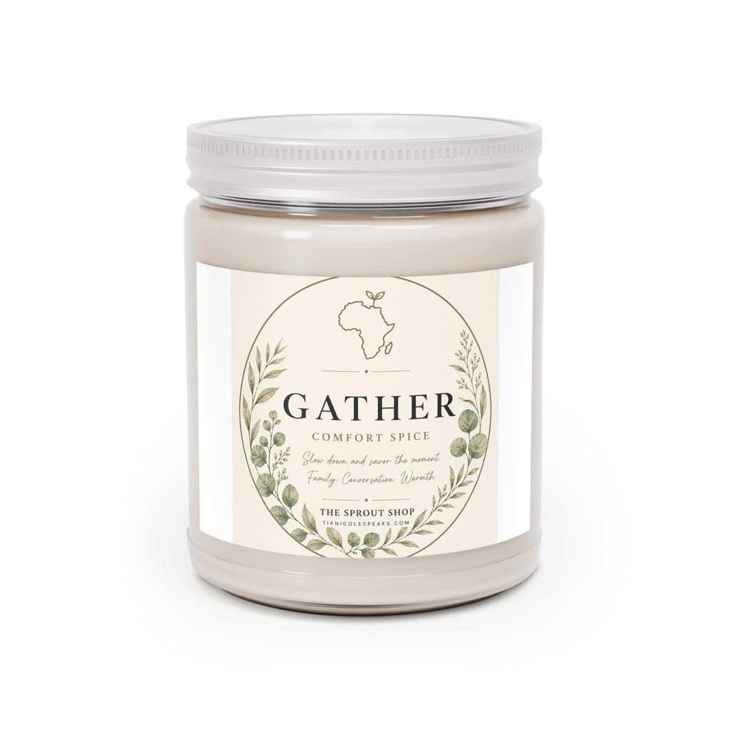 Gather Scented Soy Candles with White Lid, 9oz