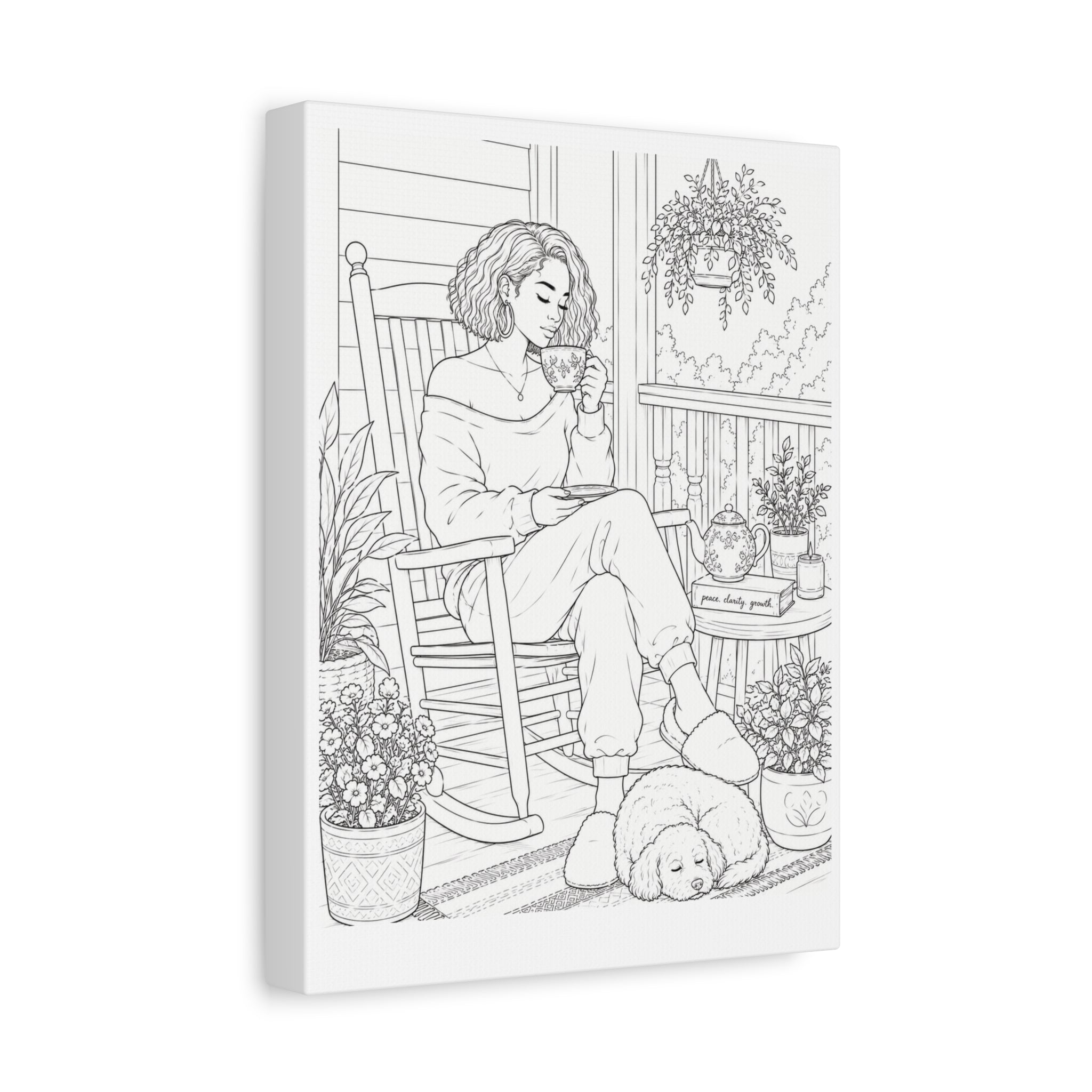 Morning on the Porch (Bob) | Paint & Sip Canvas