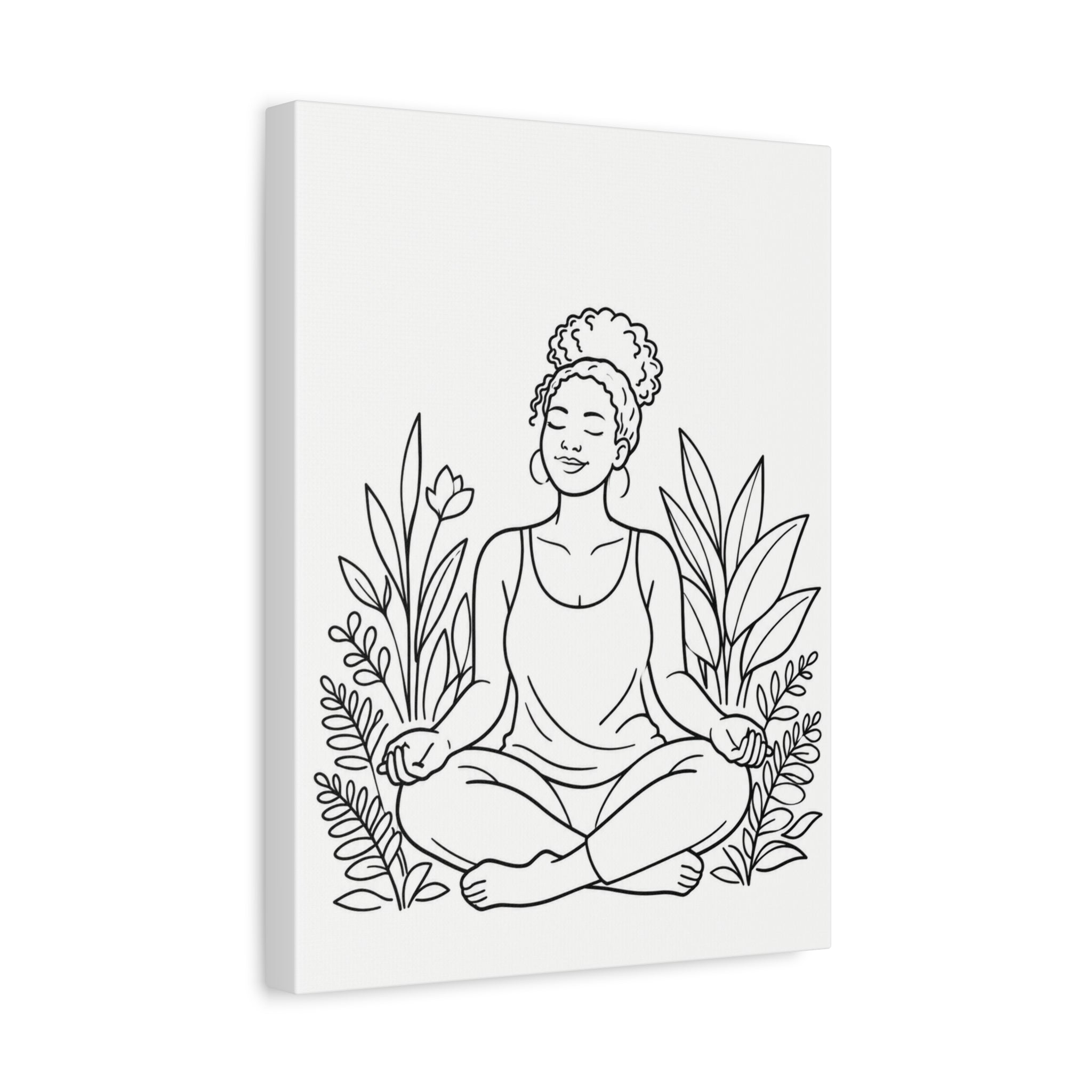 Rooted in Her Peace | Paint & Sip Canvas