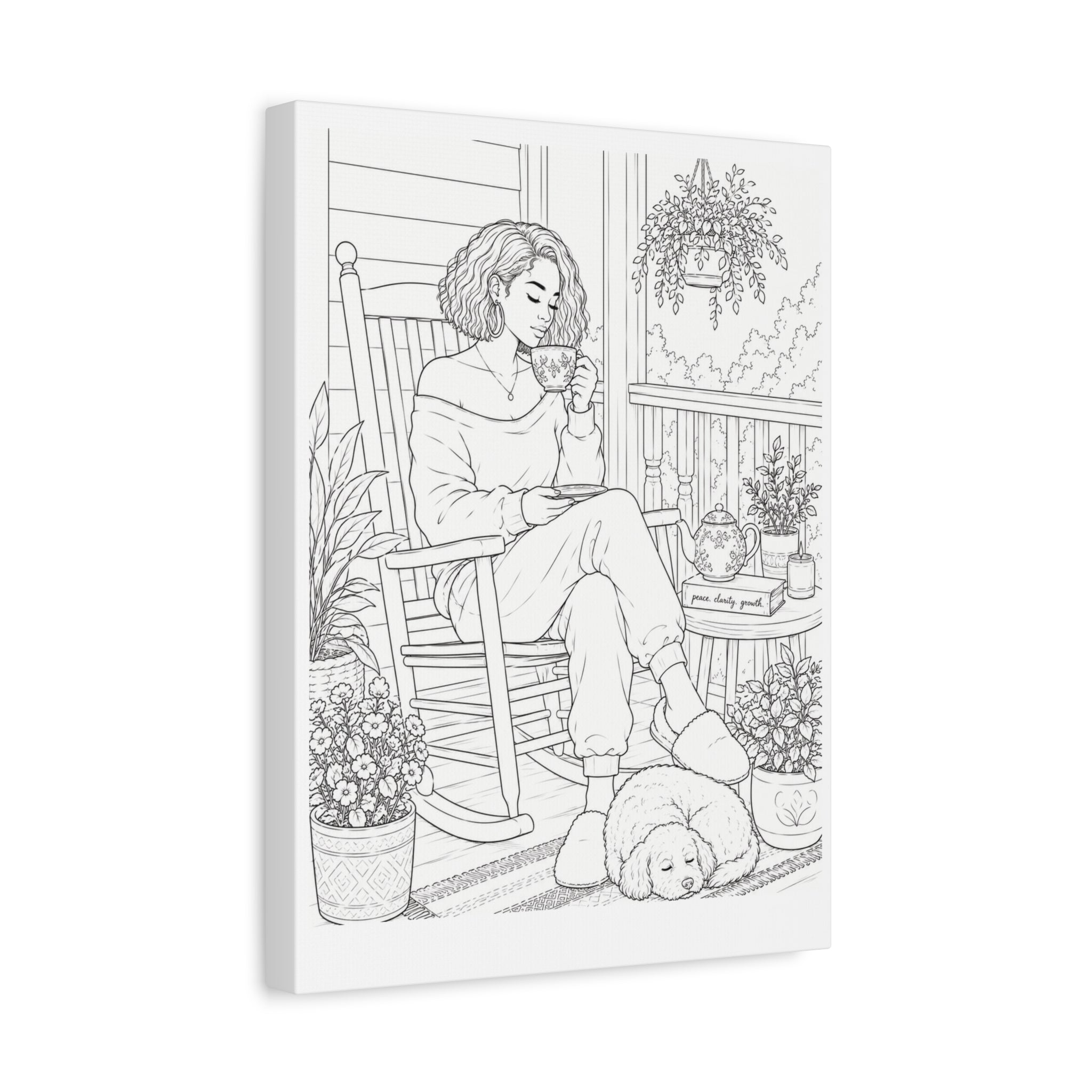 Morning on the Porch (Bob) | Paint & Sip Canvas