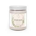 Exhale Scented Soy Candles with White Lid, 9oz