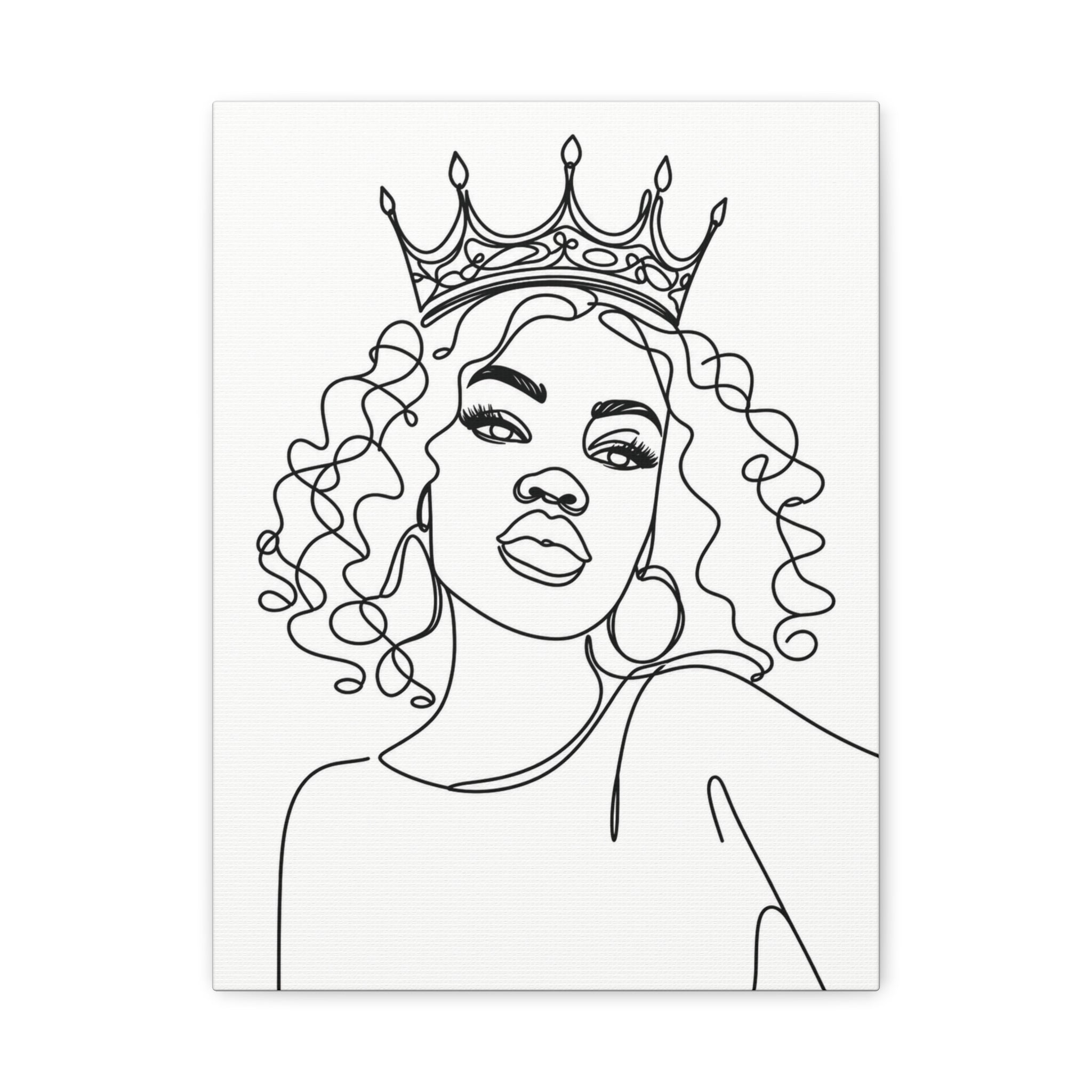 Grace Wears The Crown | Paint & Sip Canvas