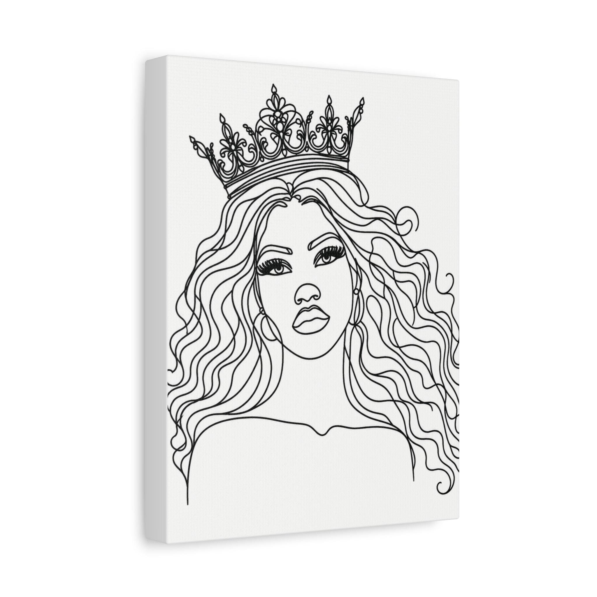 Crowned in Elegance | Paint & Sip Canvas