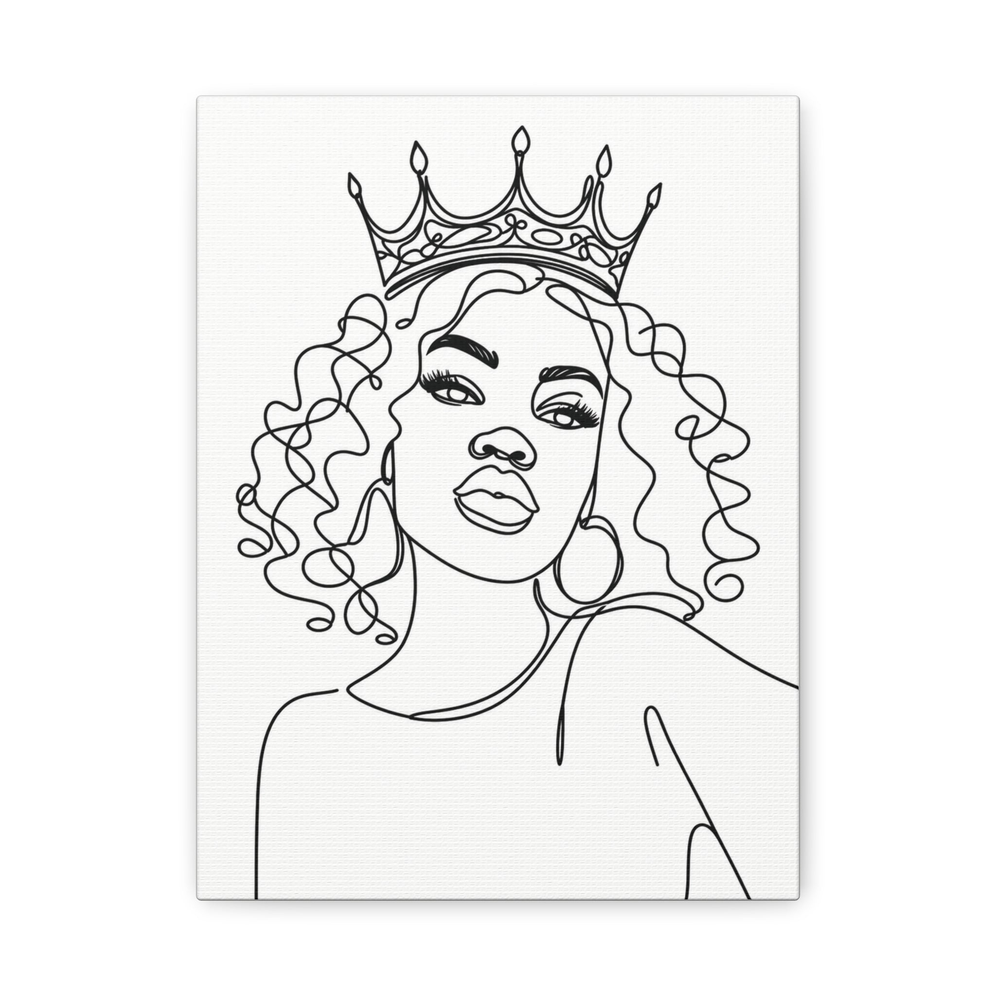 Grace Wears The Crown | Paint & Sip Canvas
