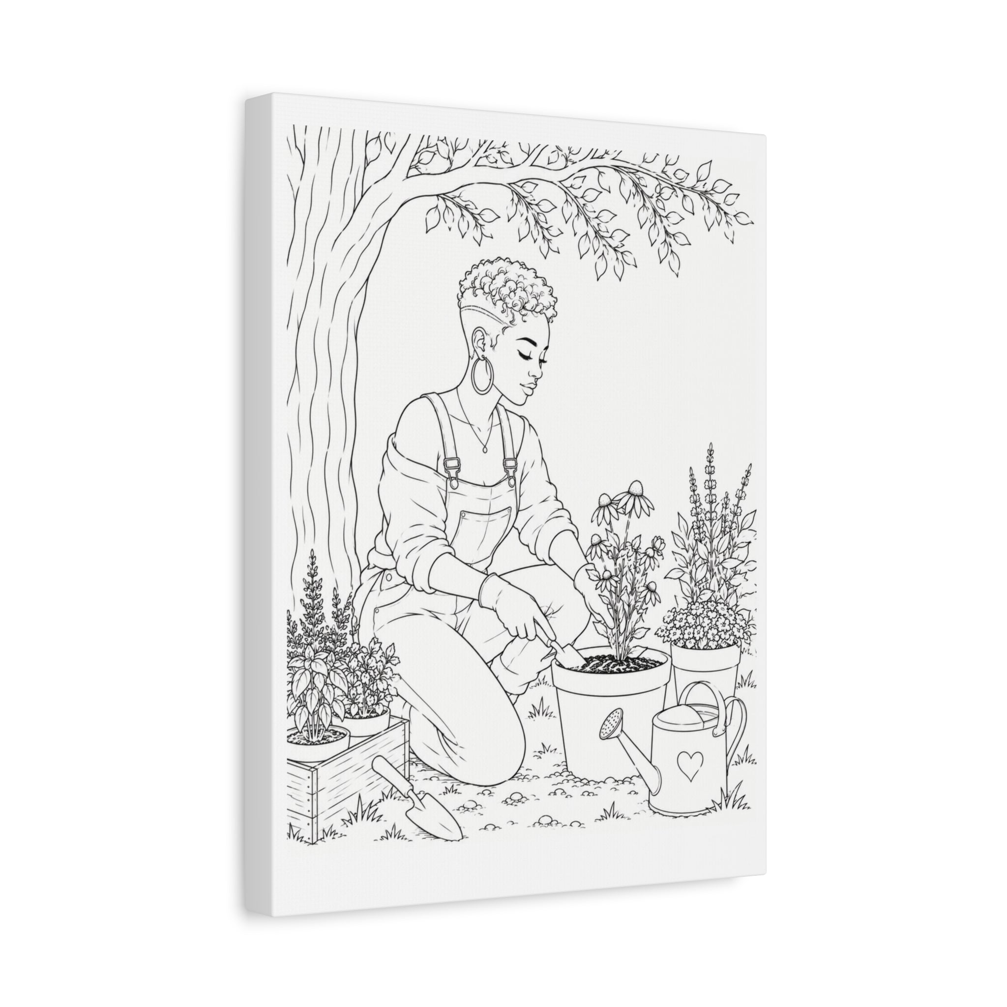 Peaceful Garden (Pixie) | Paint & Sip Canvas