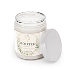 Rooted Scented Soy Candles with White Lid, 9oz
