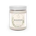 Rooted Scented Soy Candles with White Lid, 9oz