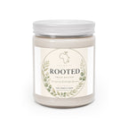 Rooted Scented Soy Candles with White Lid, 9oz